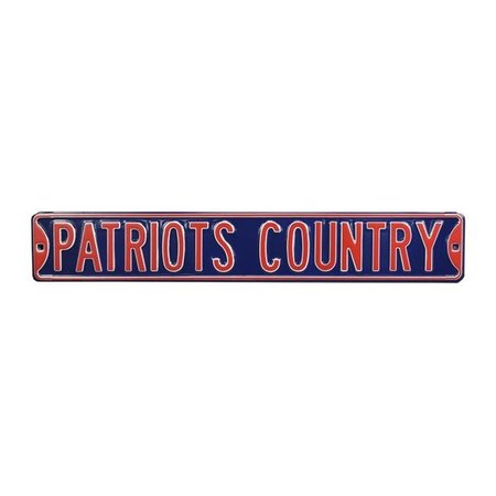 AUTHENTIC STREET SIGNS Authentic Street Signs 35320 Patriots Country Street Sign 35320